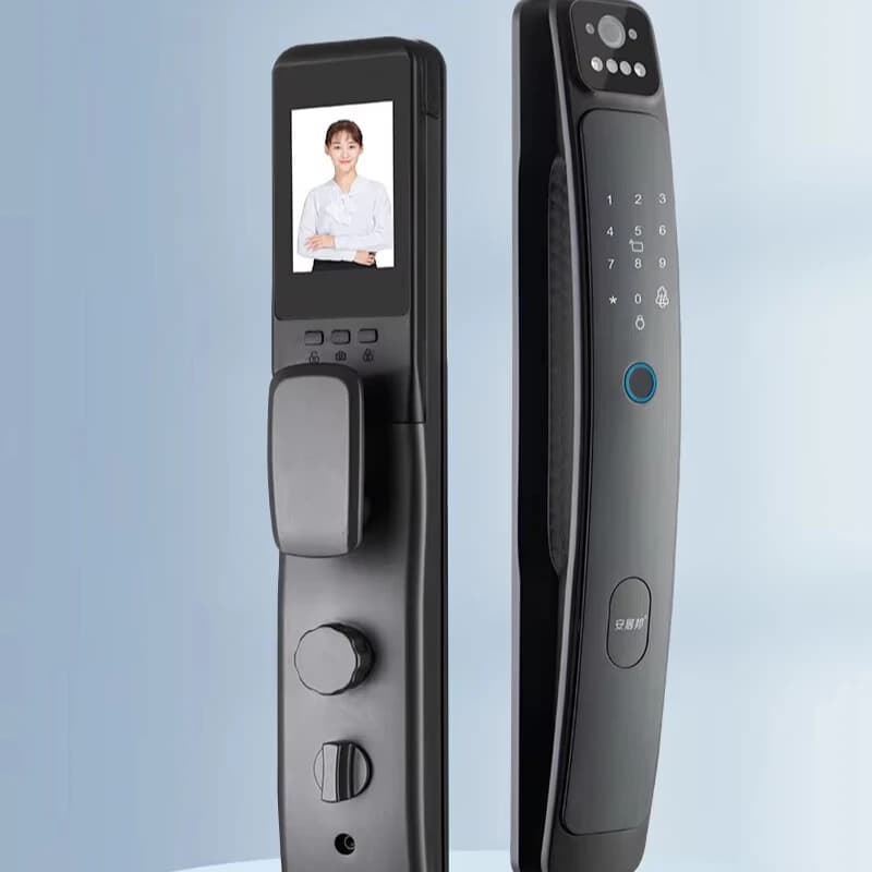 Electronic Digital Smart Front Door Lock Tuya Smart Door Lock Wifi with 3d Face Recognition