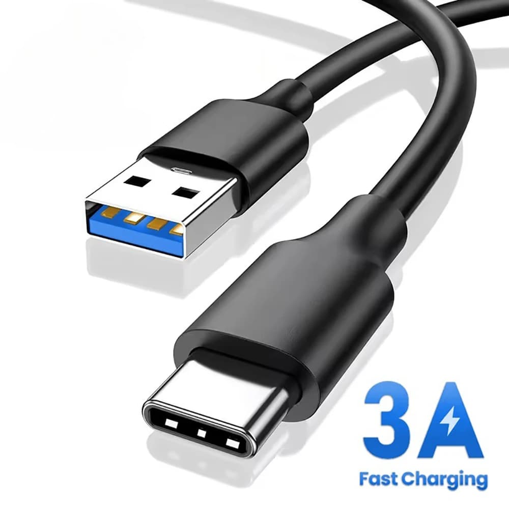 USB 3.2 Type C Cable 10Gbps USB A to USB C 3.2 Gen2 Data Transfer SSD Hard Disk Cable 3A 60W Fast Charging Phone Charger Cable