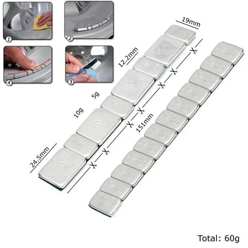 Wheel balance weight 60g Wheel balance weights Iron Wheel balance weight self-adhesive wheel balance wheel balance wheel balance wheel balance wheel balance wheel balance wheel balance