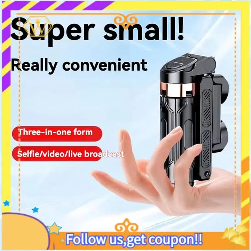 Ultimo mini selfie stick portatile universale da pavimento a quattro zampe per fotocamera mobile DSLR artefatto per viaggi all'aperto