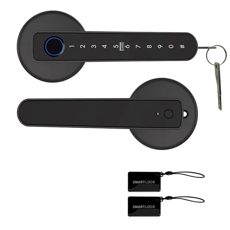 【SURPISE】Serratura biometrica con impronta digitale, maniglia intelligente con tastiera, per camera da letto, hotel, ufficio, appartamento