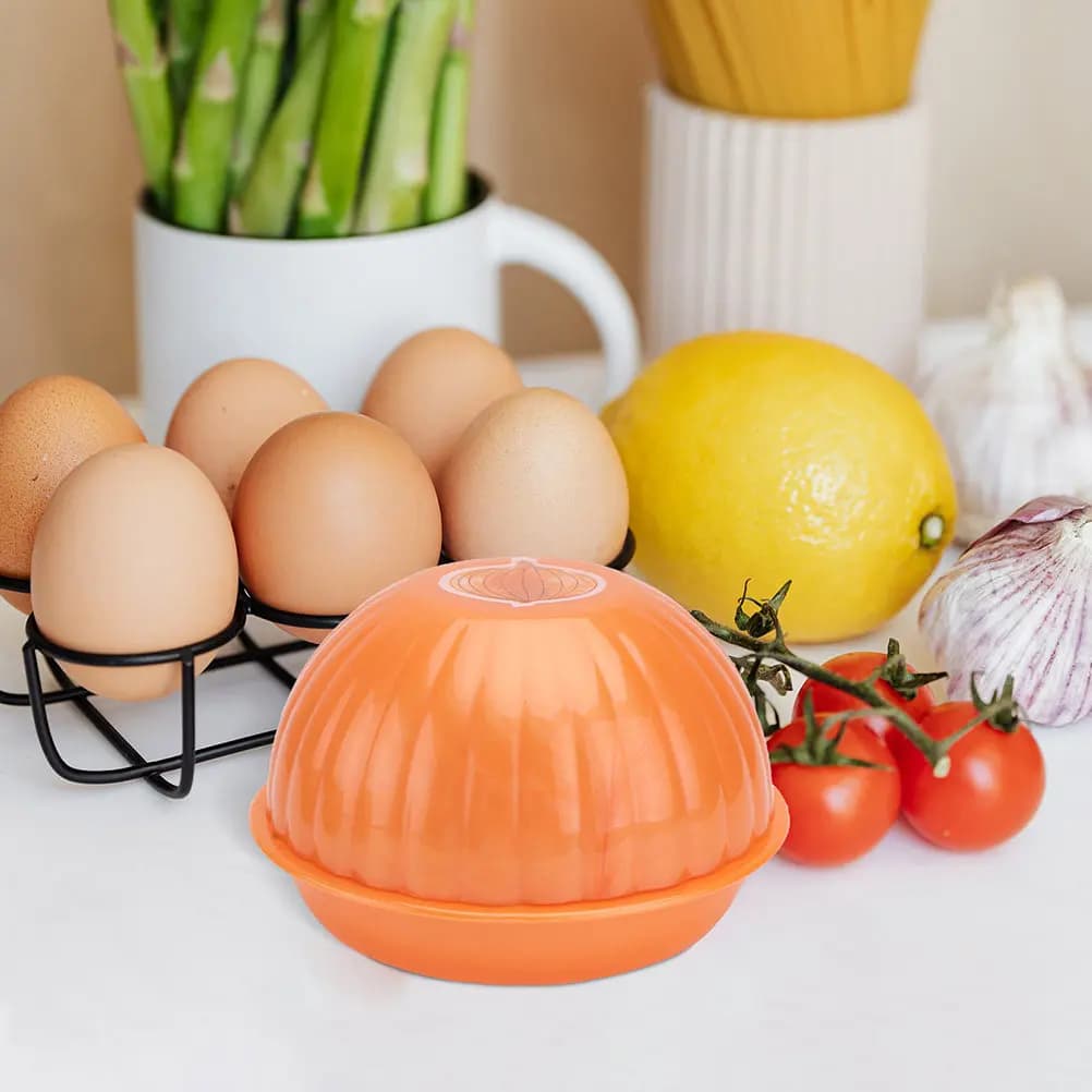Set di 4 Contenitori per Alimenti in PP di Grado Alimentare, Ecologici, per Conservazione di Frutta e Verdura, Ermetici, per Frigorifero, Ciotole per Insalata