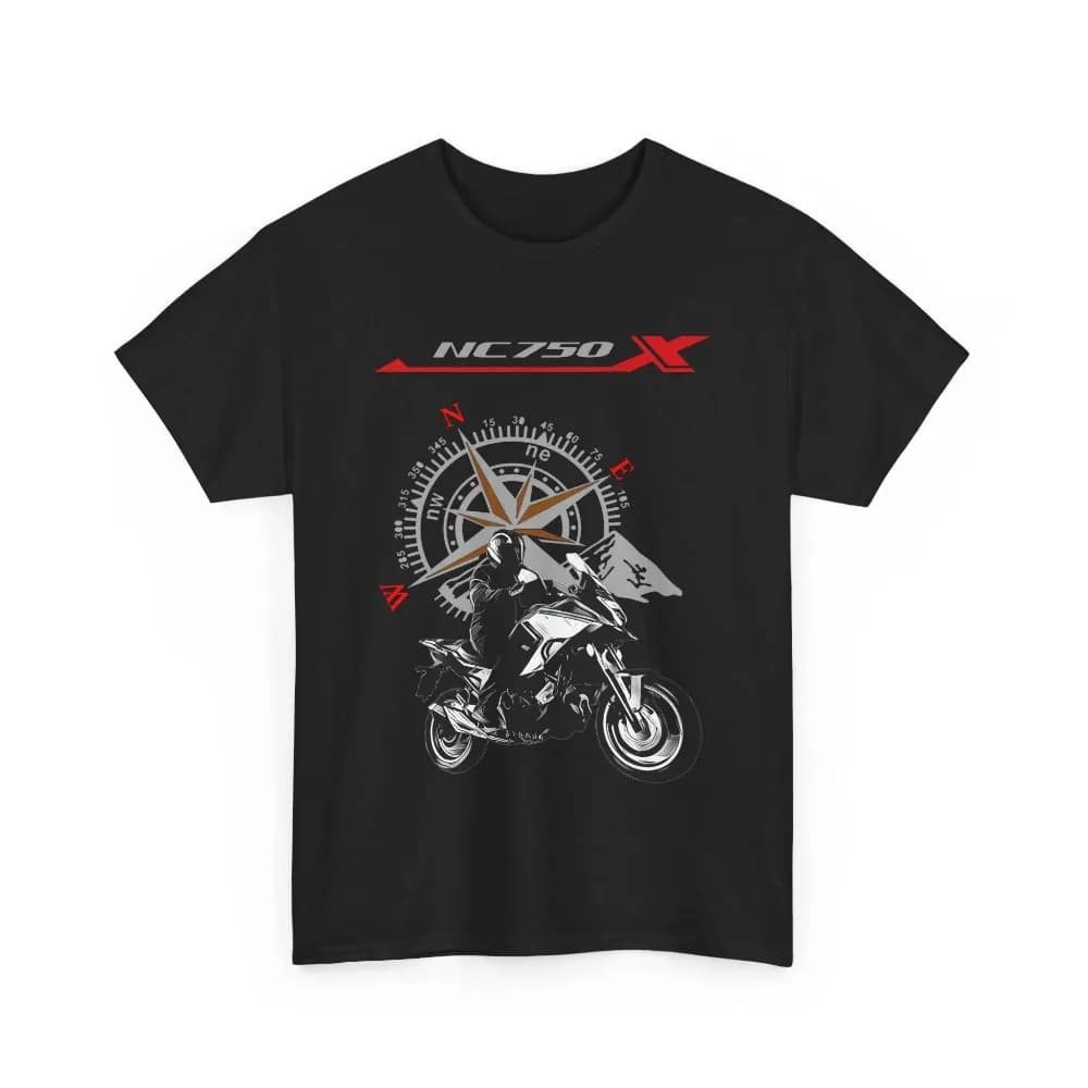T-shirt da uomo e da donna Honda NC 750X Tee Summer Cotton a maniche corte Primavera e autunno Nuova moto Ciclismo Off-road Top