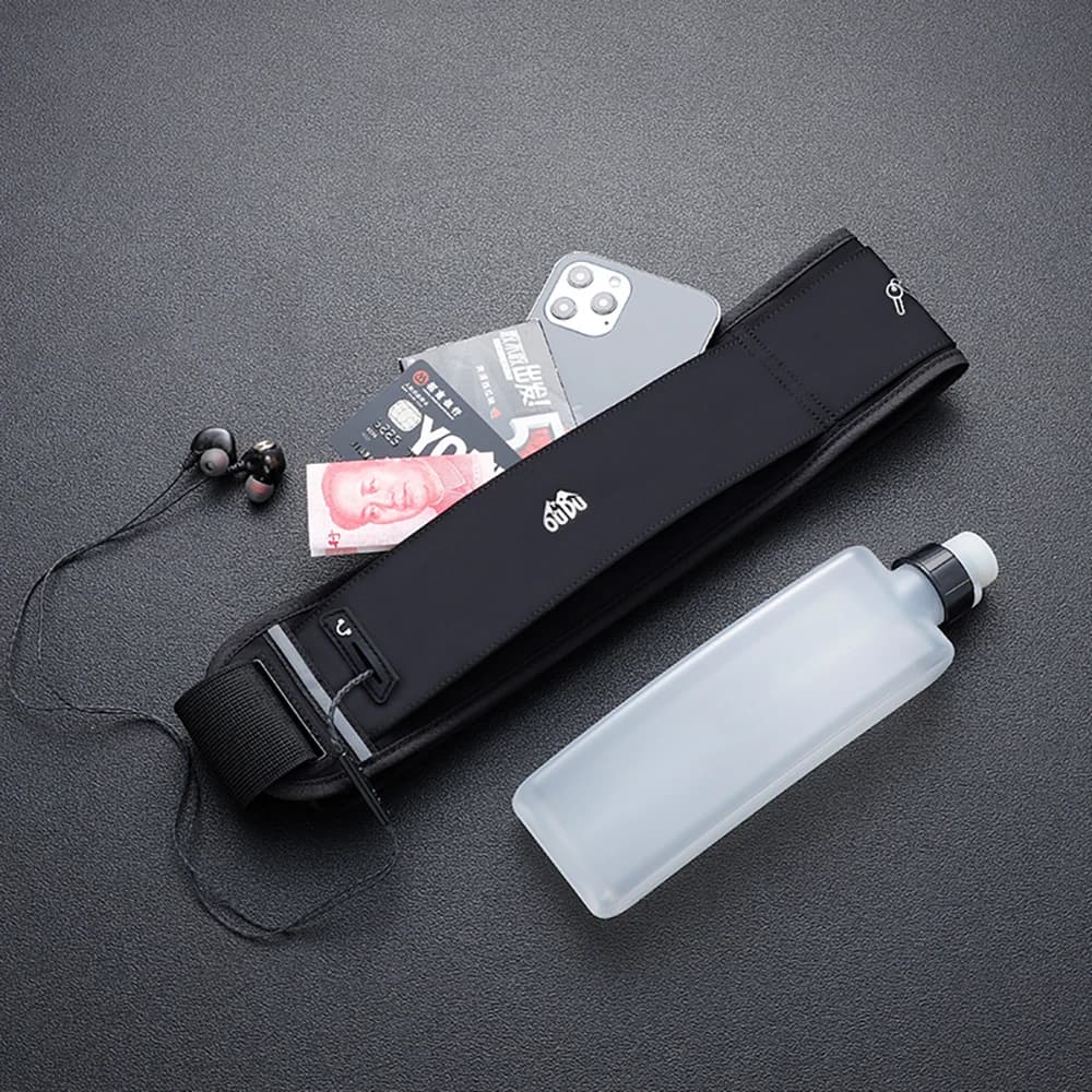 Running Waist Bag with Water Bottle Sports Waist Bag for Men's Phone Gym Bags for Jogging Accessories for Moisturizing Race