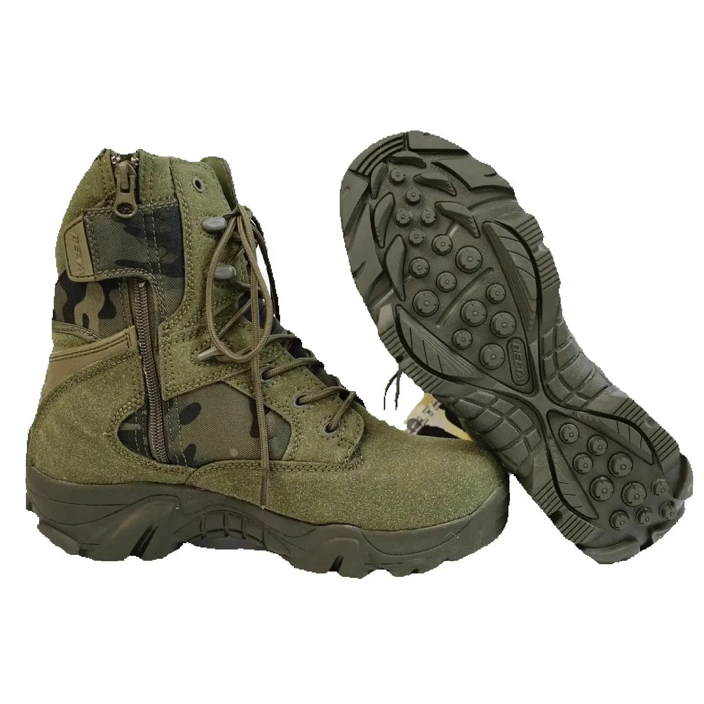 High mimetic hunting boots Man breathable desert tactical shoes Wear resistant mountaineering boots for outdoor excursions