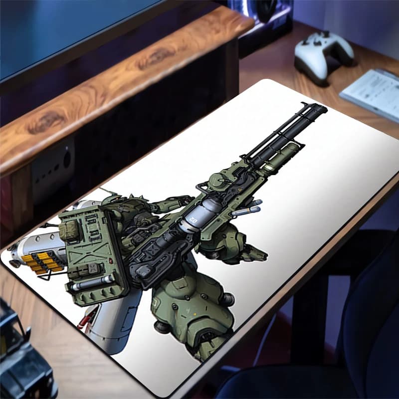 Mouse Mat Mechanic Warrior Gundam Zaku II Laptop Desk Mat Rubber mouse pad HD Mouse mat Game Mat PC Accessories Keyboard