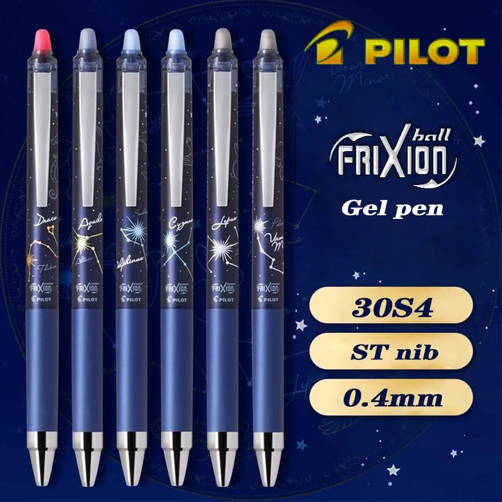 1PC Nuovo Giappone Pilot FriXion LFPK-30S4S Costellazione Penna Gel Cancellabile 0.4mm ST Pennino Kawaii Cancelleria Scuola Accessori