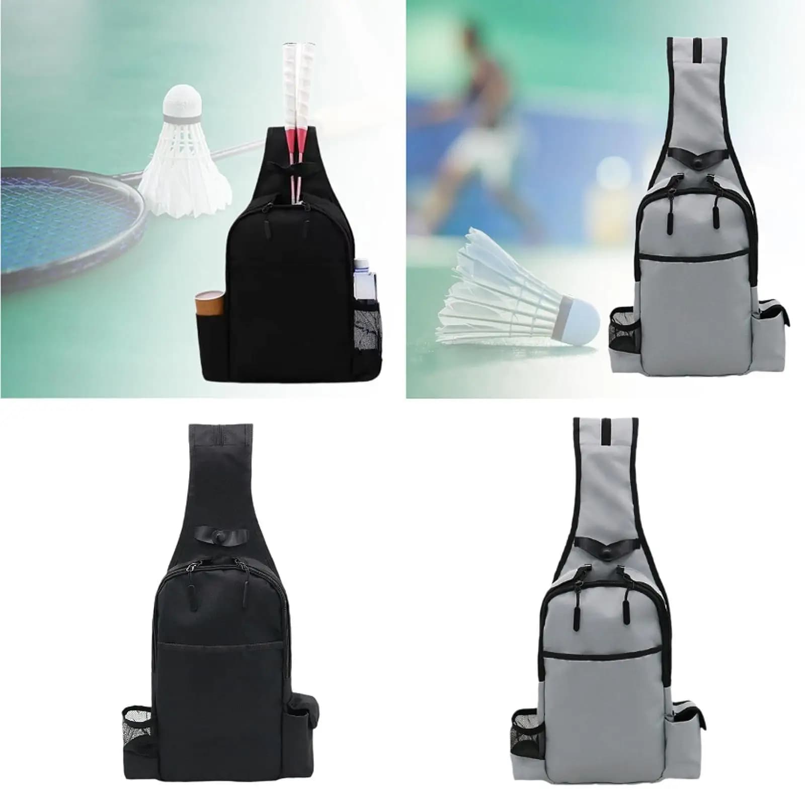 Borsa da Tennis, Zaino da Tennis, Accessori Sportivi Multifunzionali, Borsa per Racchette, Zaino per Racchette da Badminton