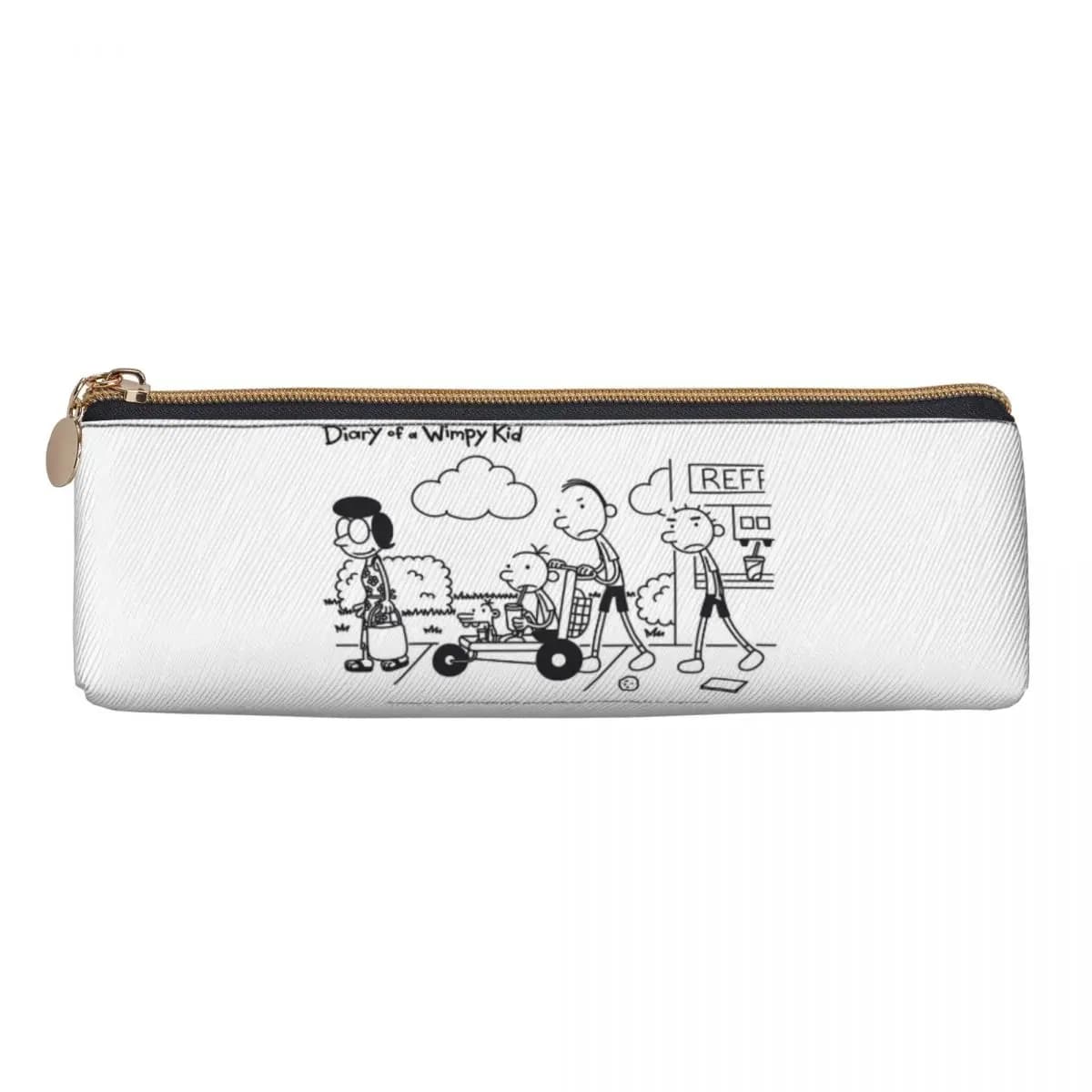 Diario di un gruppo Wimpy Kid Astucci per matite Astuccio per matite Forniture di cancelleria Astuccio per penne grande Astuccio per matite per regali per bambini