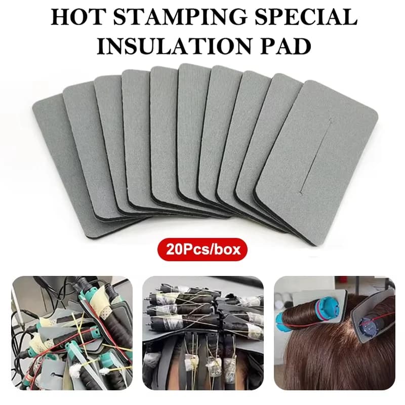 Set di 20 Pezzi di Cotone Isolante Professionale per Permanente Capelli, Cotone Isolante per Macchine da Salone
