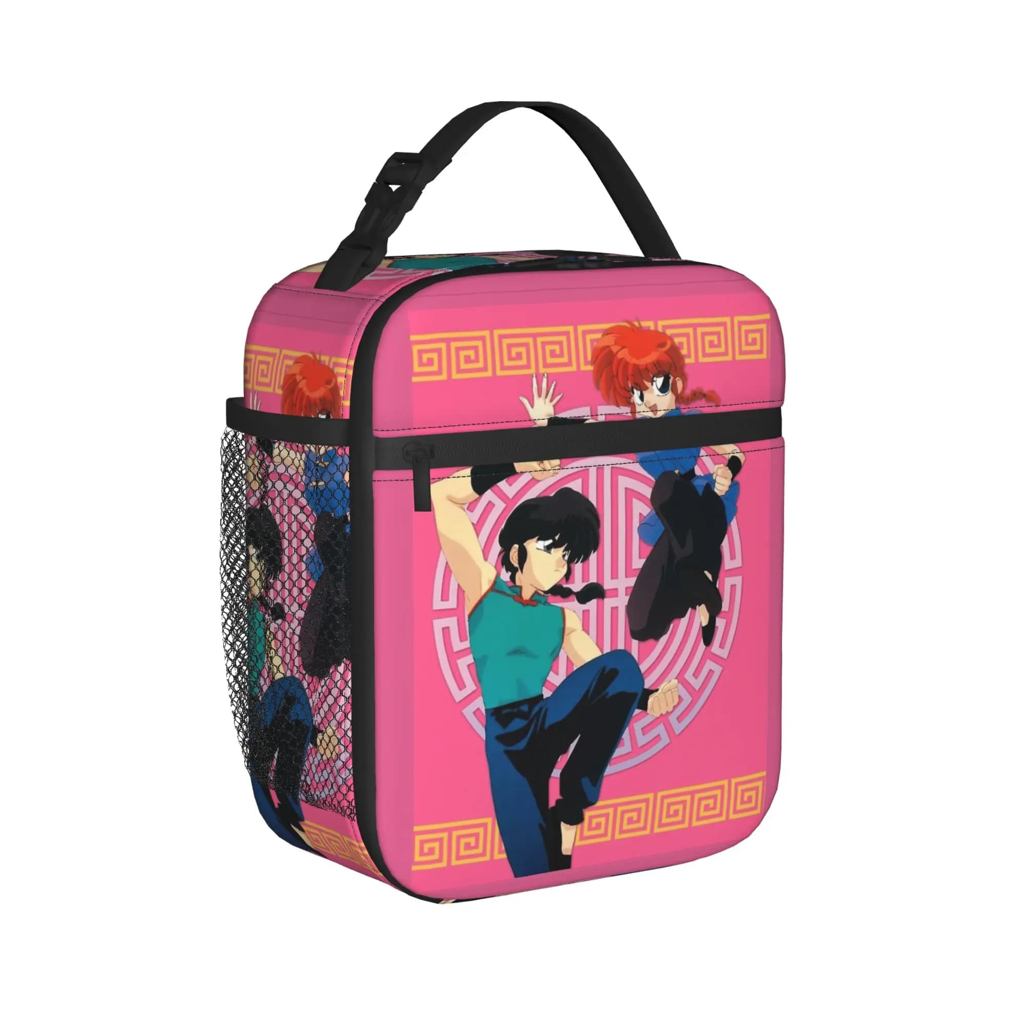 Borse termiche per il pranzo con isolamento termico per anime giapponesi Ranma Saotome, per viaggi, borse termiche riutilizzabili per alimenti, scatole termiche per il pranzo
