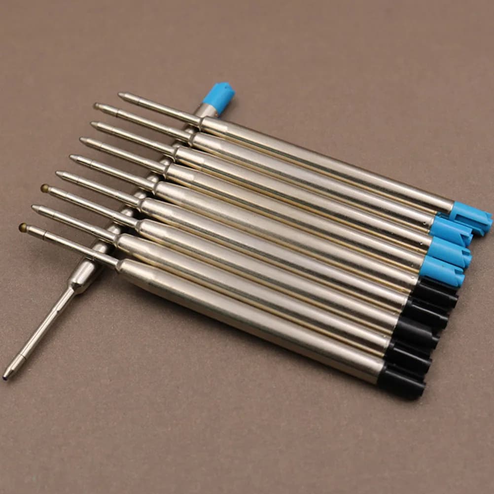 20 Pezzi di Ricariche per Penne Gel Premium da 1mm, Inchiostro a Flusso Libero Senza Perdite, Punta Fine per Biglietti Fatti a Mano, Album Fotografici, Appunti di Studio, Disegno