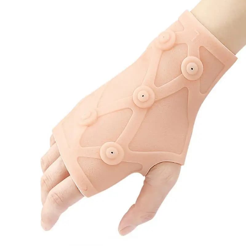 Guanti a compressione per le mani Supporto per il polso Guanti a compressione per esterni Guanti con polsini in materiale traspirante per sport da corsa all'aperto