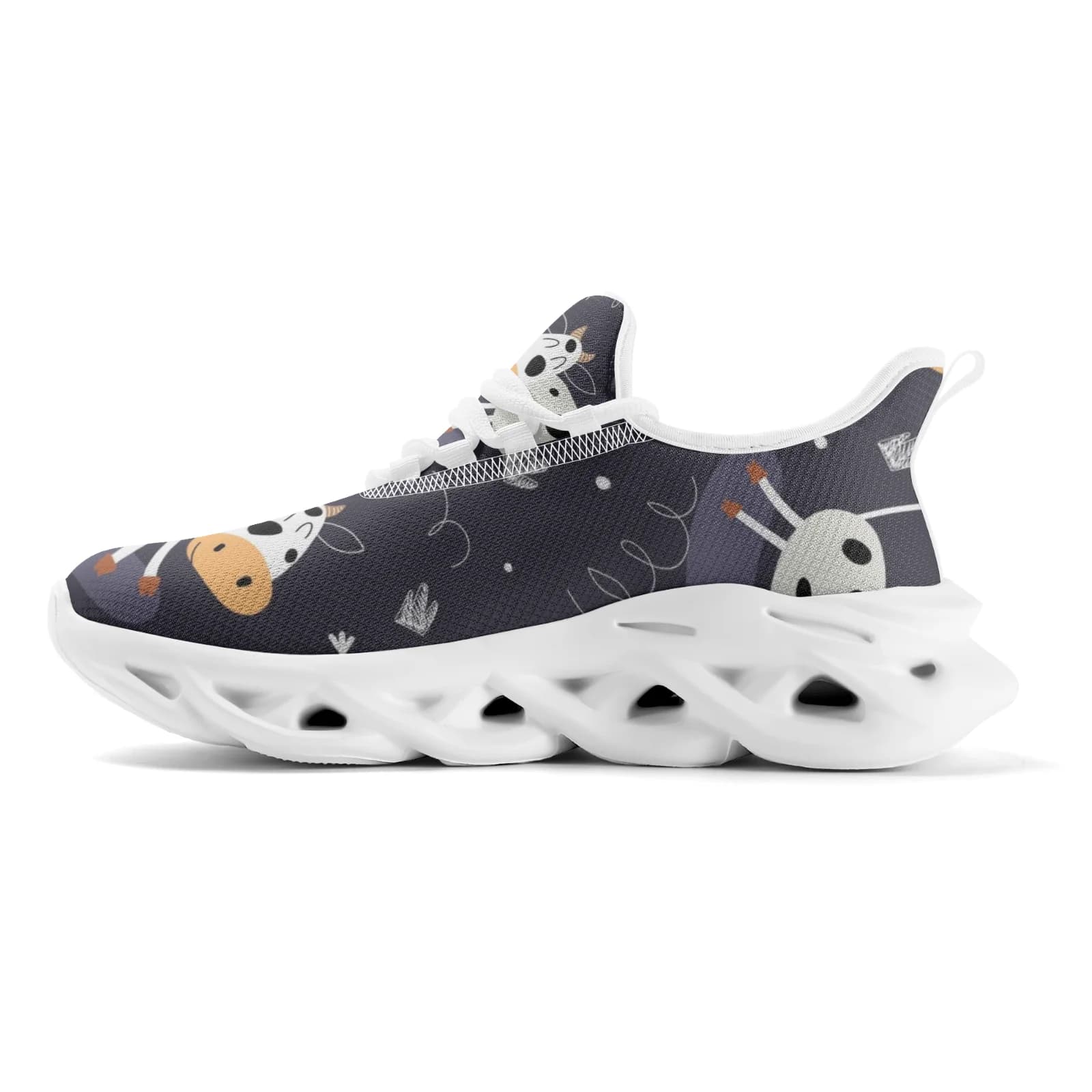 Scarpe da ginnastica casual con stampe di animali carini per donna Scarpe da passeggio leggere Calzature da corsa sportive da viaggio femminili