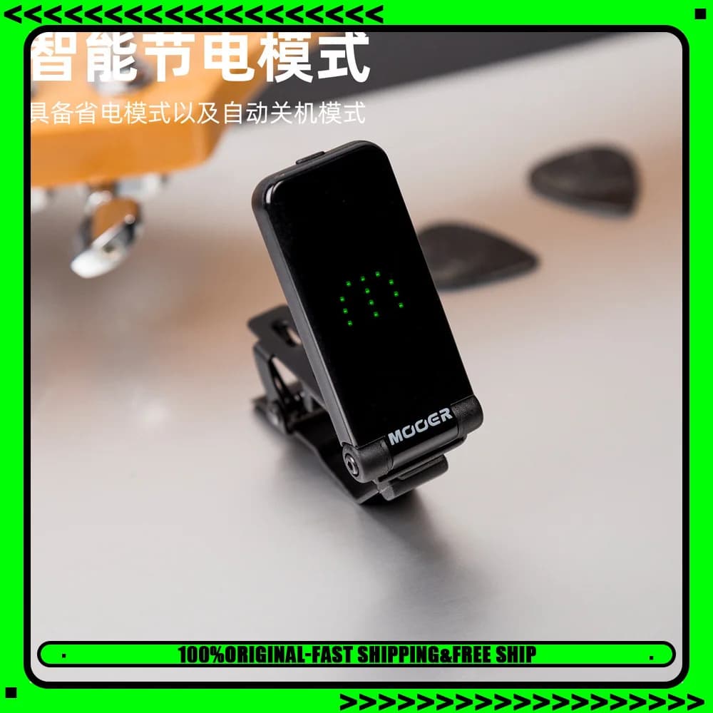 MOOER CT-01 Clip-On Chromatic Tuner for Electric Acoustic Guitar Bass Ukulele Violin