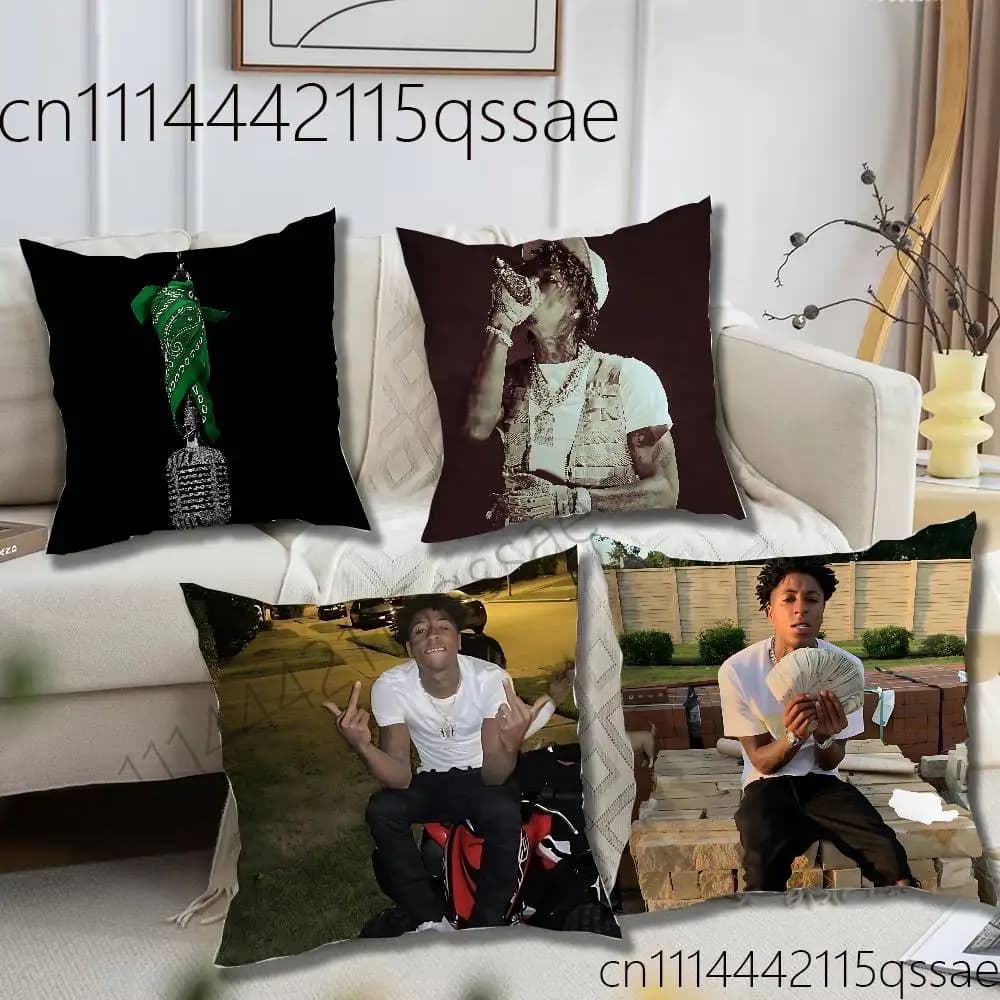 Y-Young-BoyS Masa Pillow cases Organic Linen Pillow Case Double-Sided Print Cushion Cover for Sofa Home Decor Gift