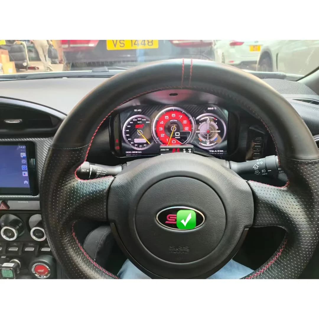 12.3" Digital Instrument Cluster For Subaru BRZ For Toyota86 2012-2021 Car LCD Speedometer Odometer Dashboard Display carplay