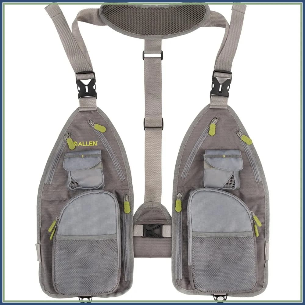 Borsa da pesca ultraleggera con 14 tasche, adatta per 4 scatole porta attrezzi