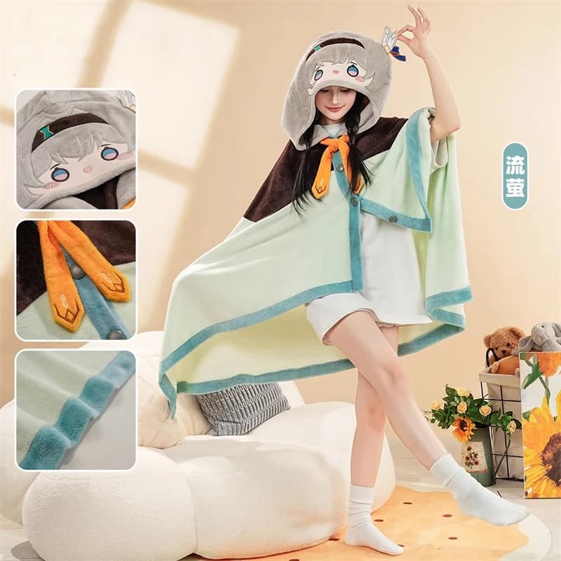Cos-Mart Anime Honkai: Star Rail Firefly Mantel Costume Cosplay Lolita Dress Game New Girl Women's Clothing
