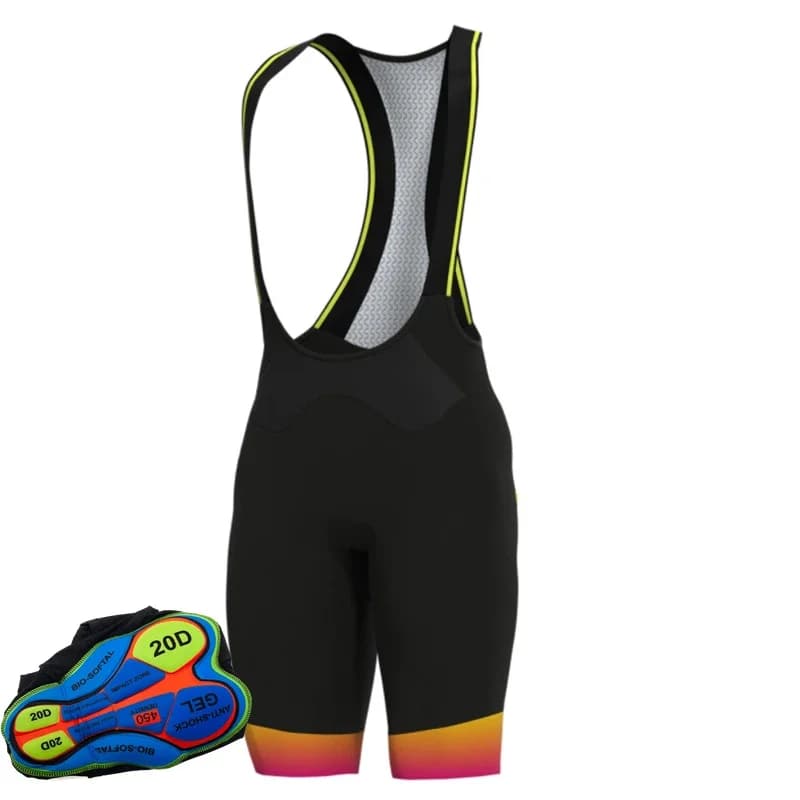 Cycling shorts 2025 20D 6 hours Ride Pro Shorts with men's cycling braces Gel thick shockproof Men's cycling braces