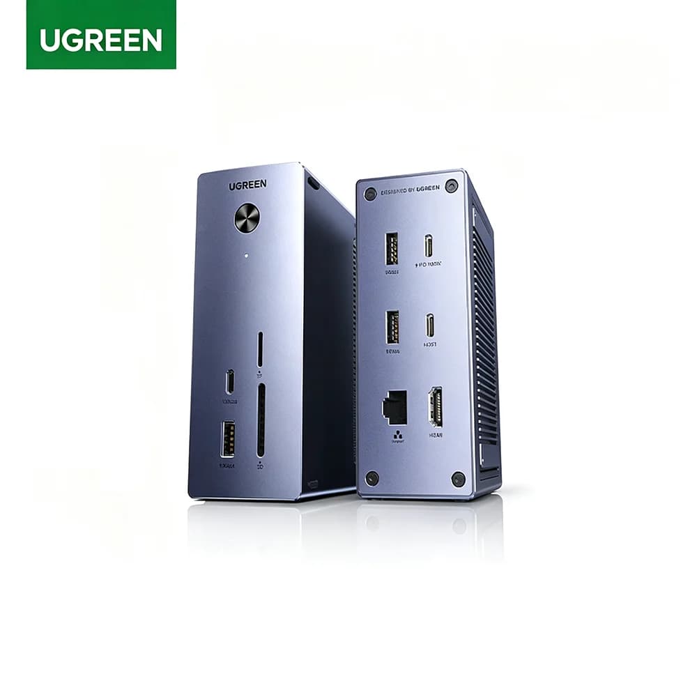 USB-C UGREEN Docking Station M.2 NVMe SSD Enclosure 10Gbps USB3.2 Gen2 8TB Expansion Gigabit Ethernet for Laptop Tablet