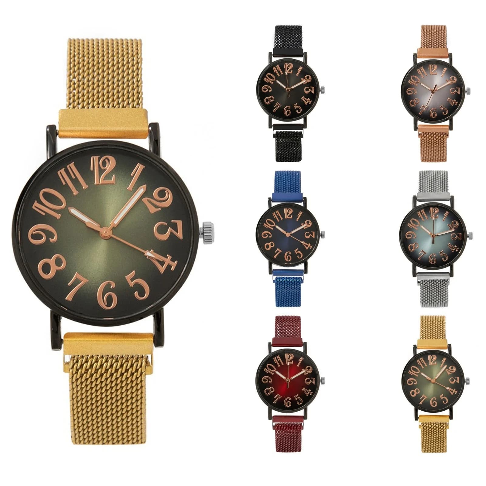 New Style Creative Women's Watch Simple Style Mechanical Quartz Movement Wrist Watch Elegant Daily Clothing Exquisite Combined With Decorations