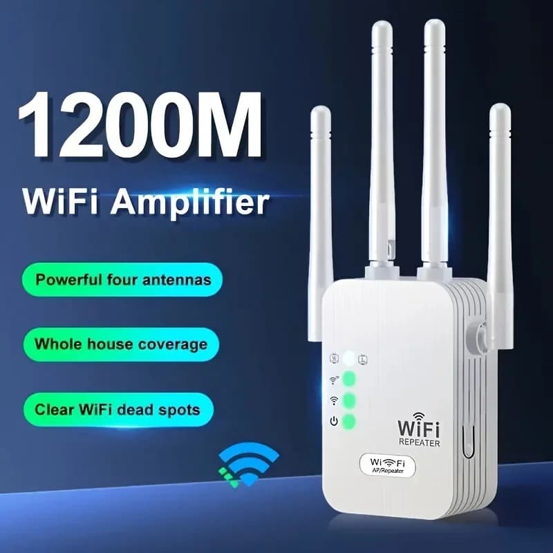 5G 2.4G Dual-band 300Mbps 1200Mbps Ripetitore WiFi Estensore Wireless WiFi Booster Amplificatore di Rete Segnale A Lungo Raggio WiFi Router