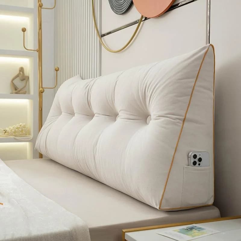 Cuscino Moderno e Semplice, Morbido Supporto Lombare, Decorazione per Camera da Letto, Imbottitura in Fibra di Poliestere