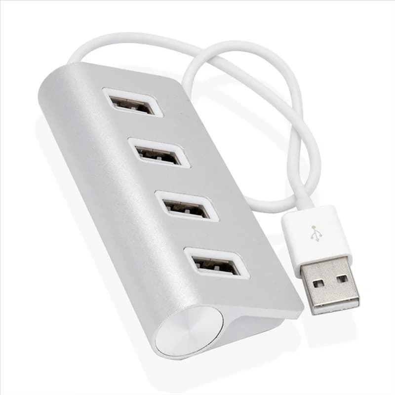 Mini 4 Port USB 2.0 Hub Splitter High Speed Power Adapter USB HUB For Laptop Desktop PC Computer-ABIU