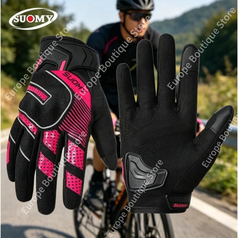 Guanti Moto Estivi 2026 NUOVI Uomo Donna, Assorbimento Urti, Guscio Protettivo Reattivo, Traspiranti, Anti-Caduta, Resistenti all'Usura, da Corsa