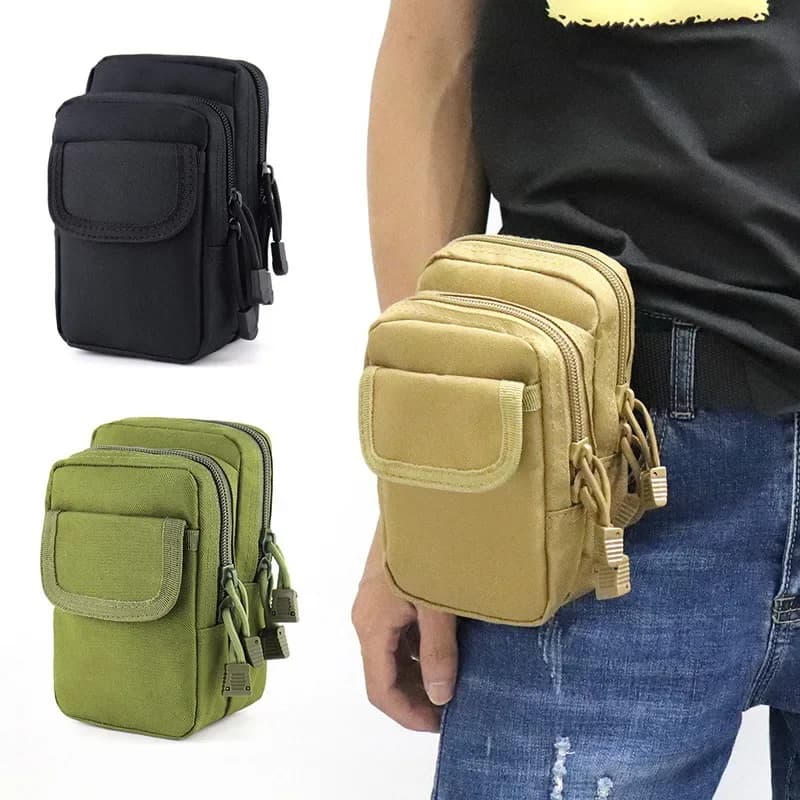 Molle Tactical waist Bag Outdoor Sports edc pouch Phone Pack Climbing Running Accessories Pocket Hunting Tool Bags