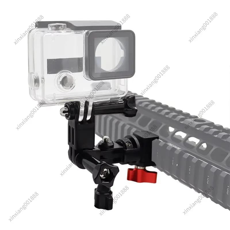 For Fish Bone 20mm Rail Mount Base Universal Bracket For Gopro Action Camera Phone Live Streaming Shooting Holder