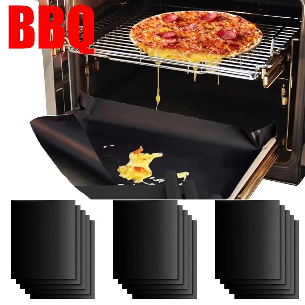 Fodere inferiori per forno Tappetini per barbecue antiaderenti Fodera per tostapane da cucina riutilizzabile Friggitrice ad aria Carta da forno resistente al calore