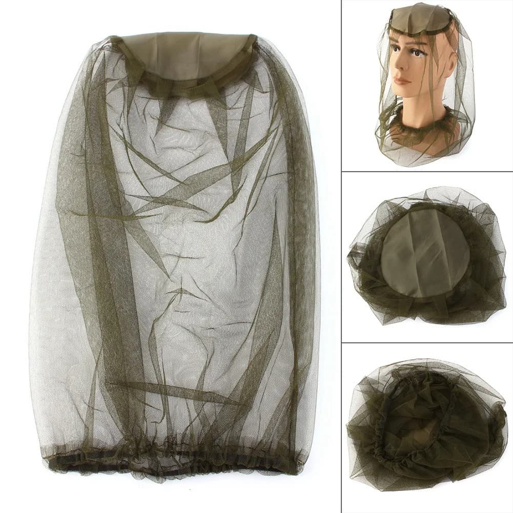 1 pz berretto da pesca all'aperto Anti zanzara insetto cappello Bug Mesh Head Net Face Protector campeggio viaggi escursionismo cappelli forniture da giardino