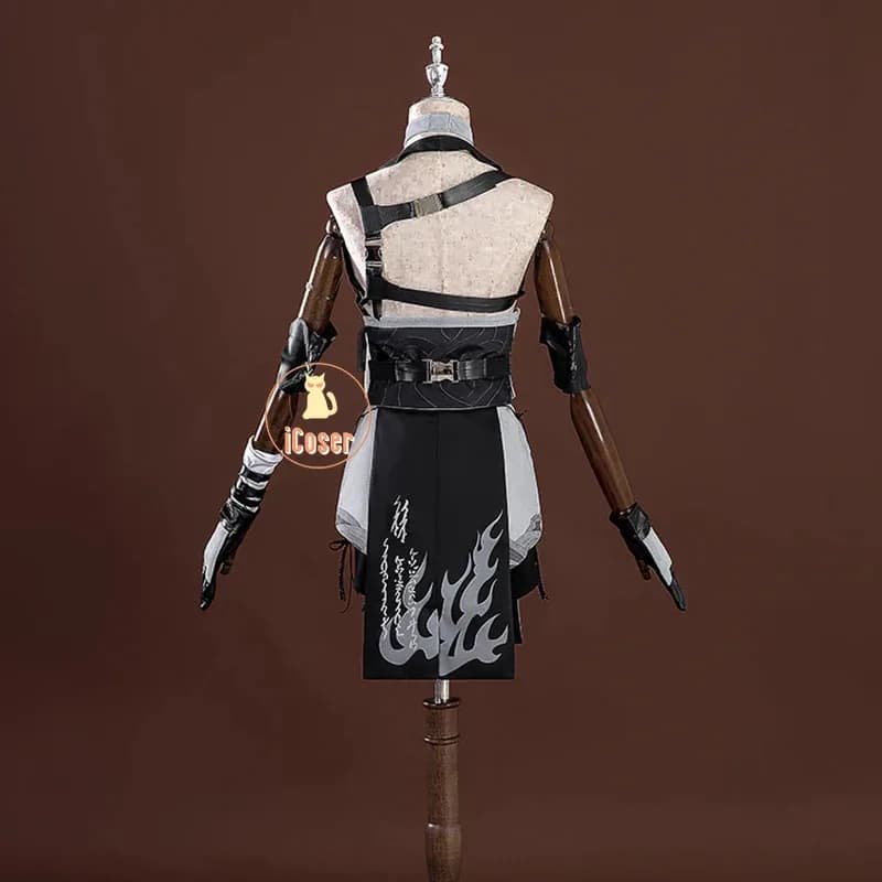 25COSWuthering Waves Female Rover Cosplay Costume Wig Uniform Earrings Headwear Main Character Resonator Halloween Party Women P