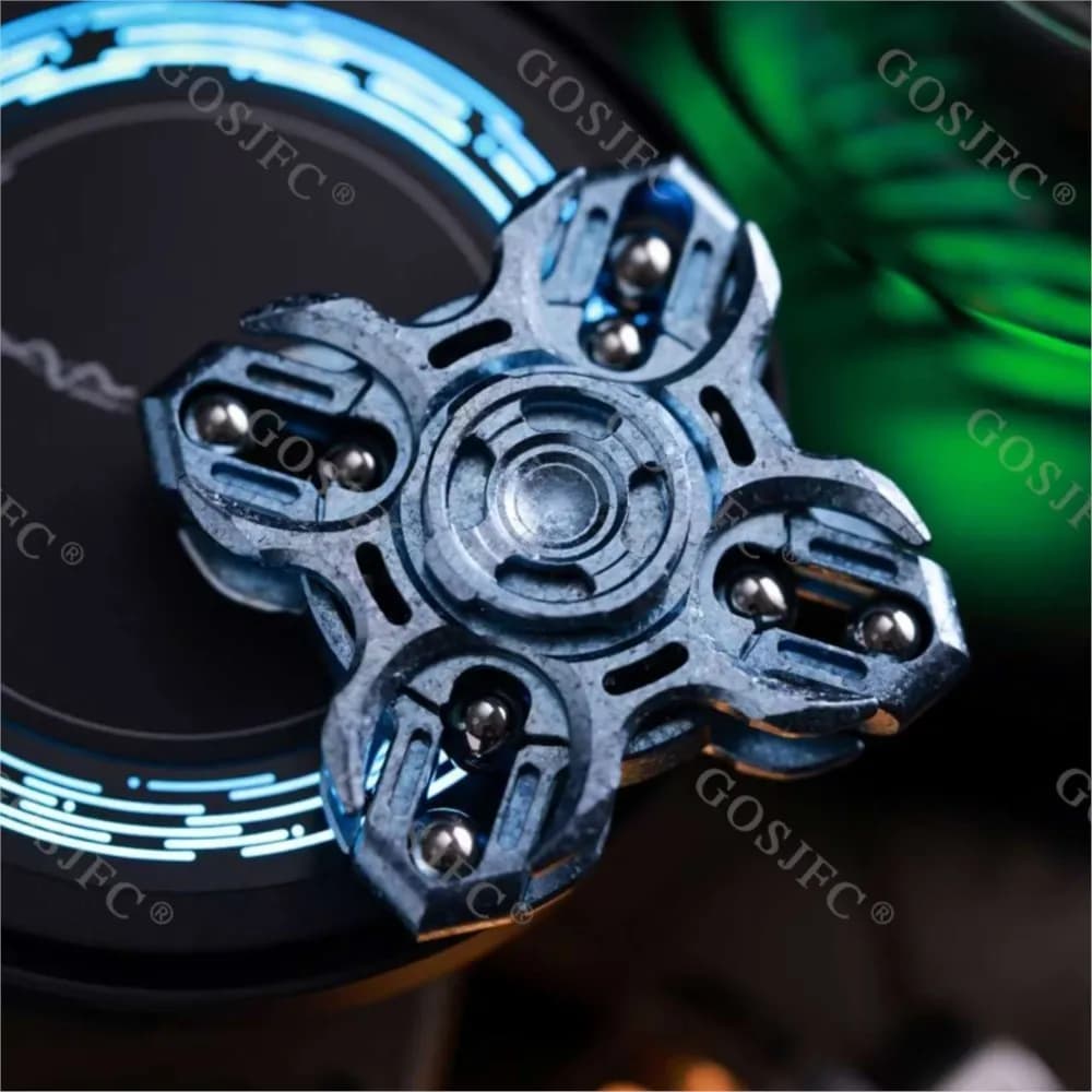 MOT Diapason Spinner per dita Cristallo di ghiaccio Zirconio Fidget Spinner Giocattolo antistress Giocattoli da scrivania