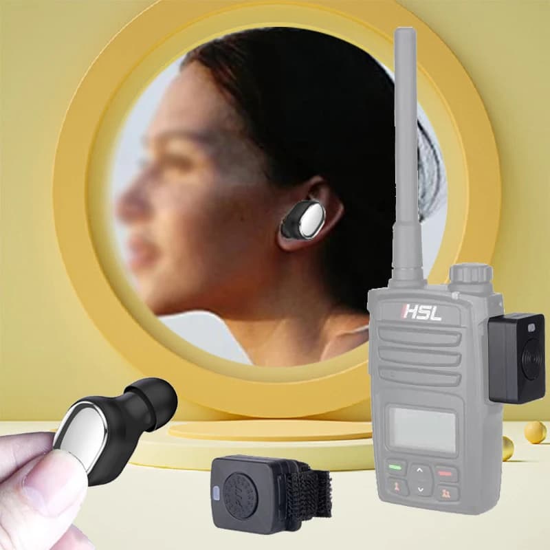 Walkie Talkie Auricolare Bluetooth Mini Auricolare Piccolo Wireless BT Cuffie Per Baofeng F22 UV5RH UV21 QuanSheng UVK5 K6 Radtel