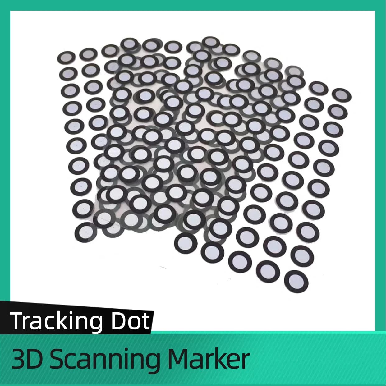 Marcatori riflettenti per scanner da 6 mm Marcatori per punti di riferimento per tracciamento 3D per scansione 3D Marcatori a riflessione diffusa per scanner 3D