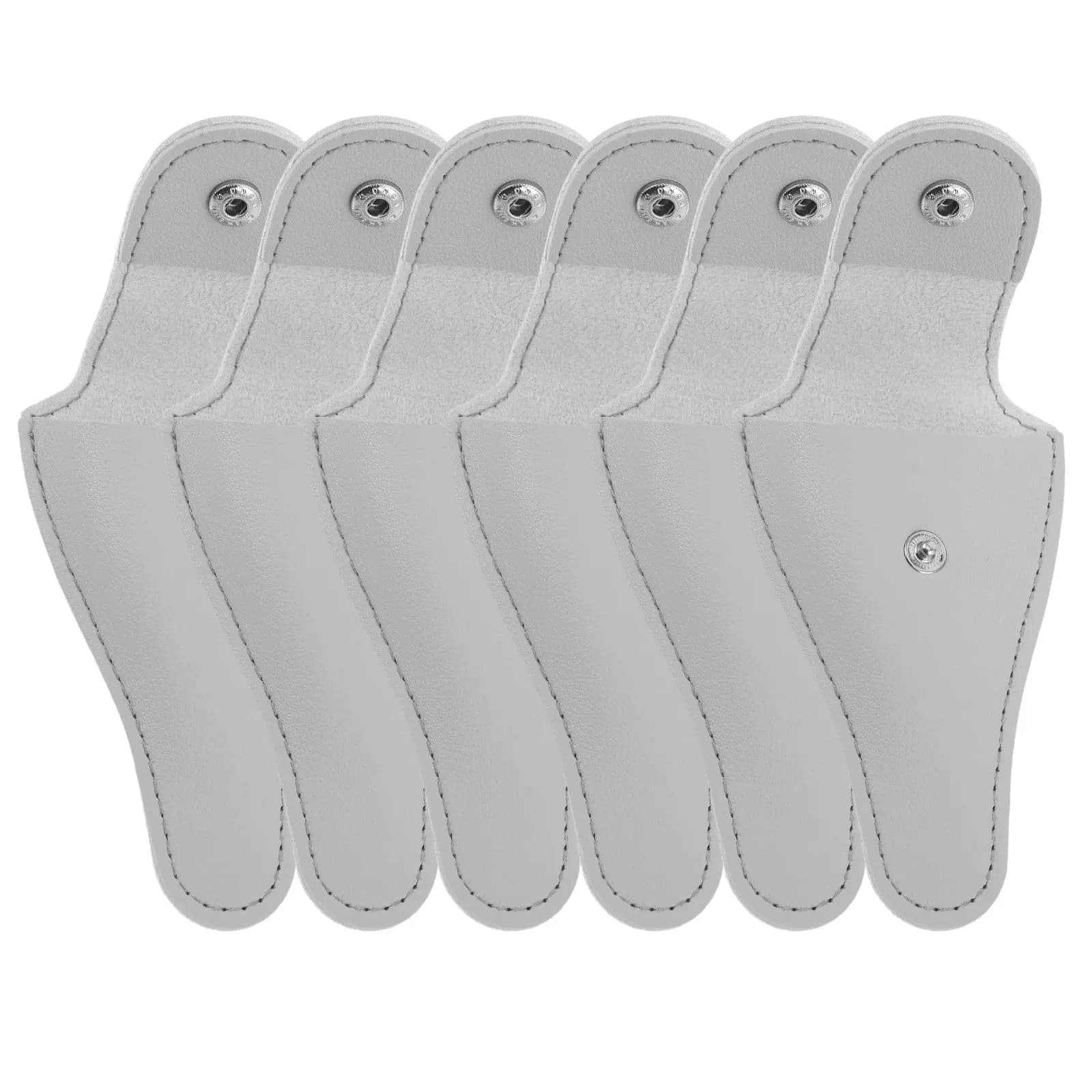 Set di 6 Coperture Protettive per Tronchesine per Cuticole, Custodia per Forbici per Unghie, Organizzatore per Strumenti di Manicure e Pedicure, Kit da Cucito