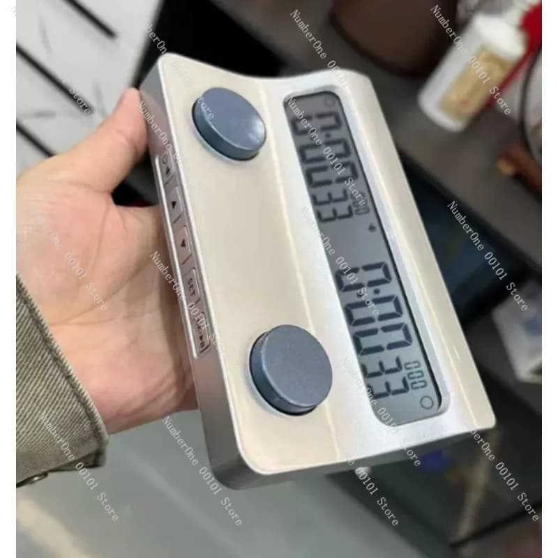 Chess Clock Timer for Go Board Games, Professional Game Timer with Voice Alert & Shutdown, Upgrade Referee Clock for Competition