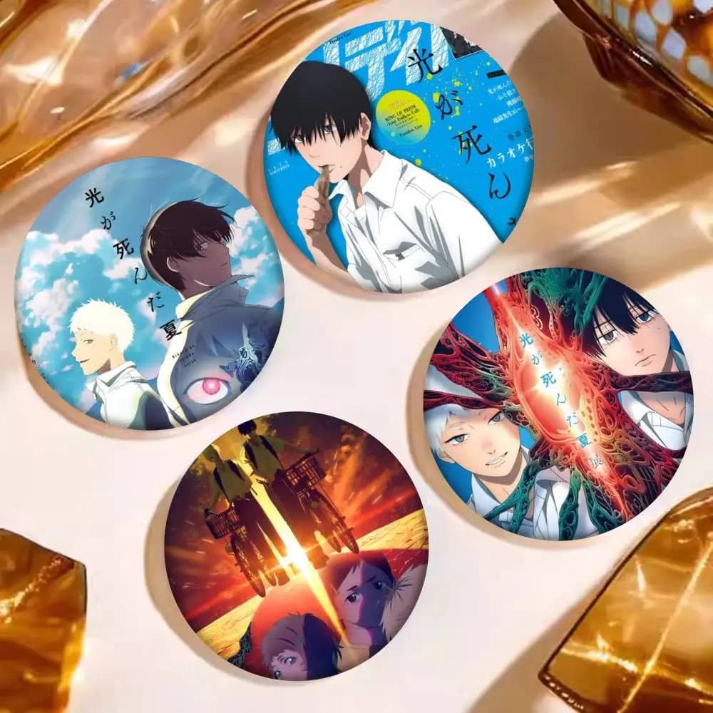The Summer Hikaru Died Anime Badge Tinplate Coin Brooch Clothing Backpack Accessories Lapel Pin