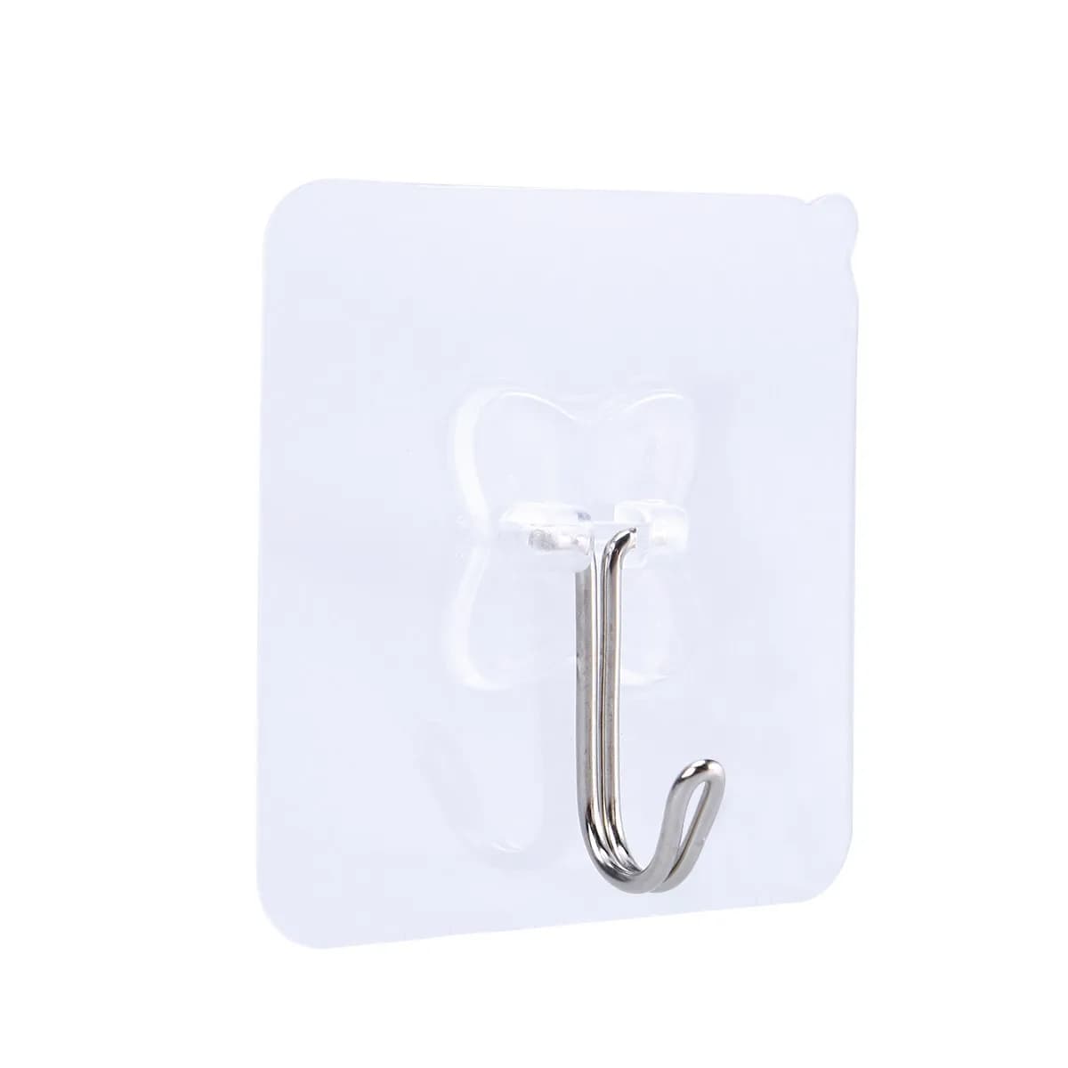 5Pcs Suction Hooks Pack Strong PVC Suction Cups for Kitchen Bathroom Wall Glass Tile Mirror Heavy Duty Organizer