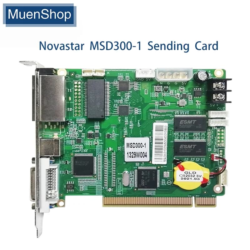 Scheda di invio LED HD Novastar MSD300 compatibile con Nova MSD300-1 per controller display LED 1.3 2.6 milioni di pixel