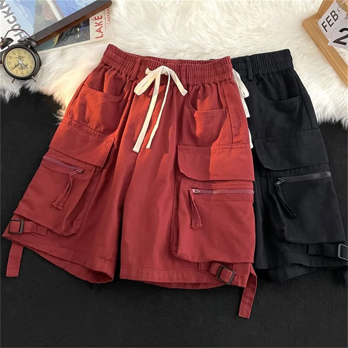 Pantaloncini da palestra estivi ad asciugatura rapida Casual Fitness Streetwear Pantaloni corti da jogging da uomo Multi-tasca Sport Casual Hip Cargo Short