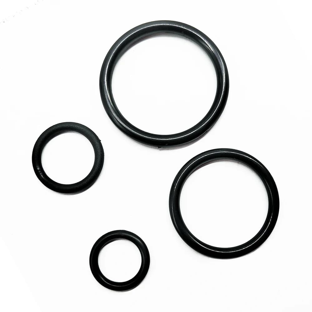 O Ring in plastica Abbigliamento Indumenti Scarpe Cintura Zaino Borsa da esterno Accessorio artigianale per cucire