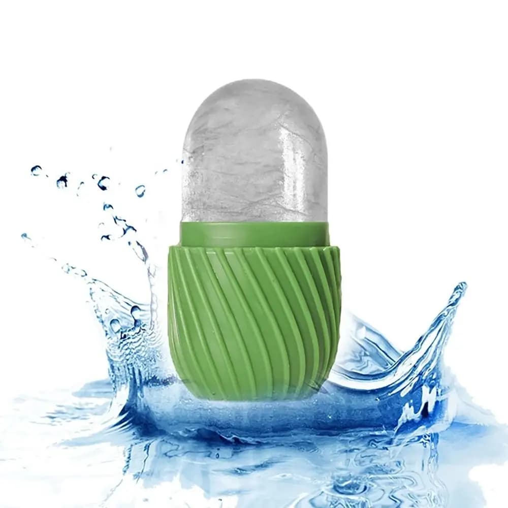 Nuovo Rullo di Ghiaccio in Silicone per il Viso, Riduce il Gonfiore, Massaggiatore Facciale Riutilizzabile, Strumento di Bellezza, Stampo per Ghiaccio, Rilassamento