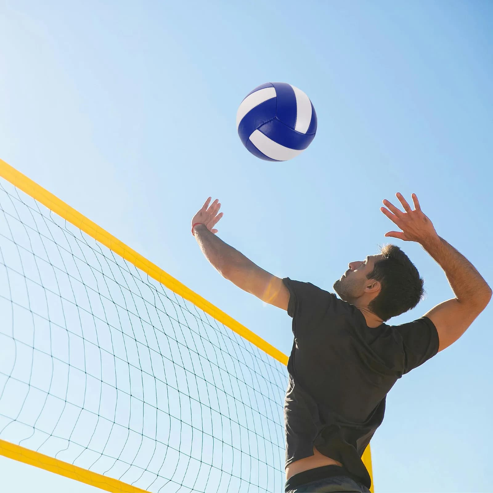 Pallone da Pallavolo Morbido Taglia 5 per Adulti, Anti-Esplosione, per Allenamento Indoor e Outdoor, Competizioni Sportive e Pratica in Palestra