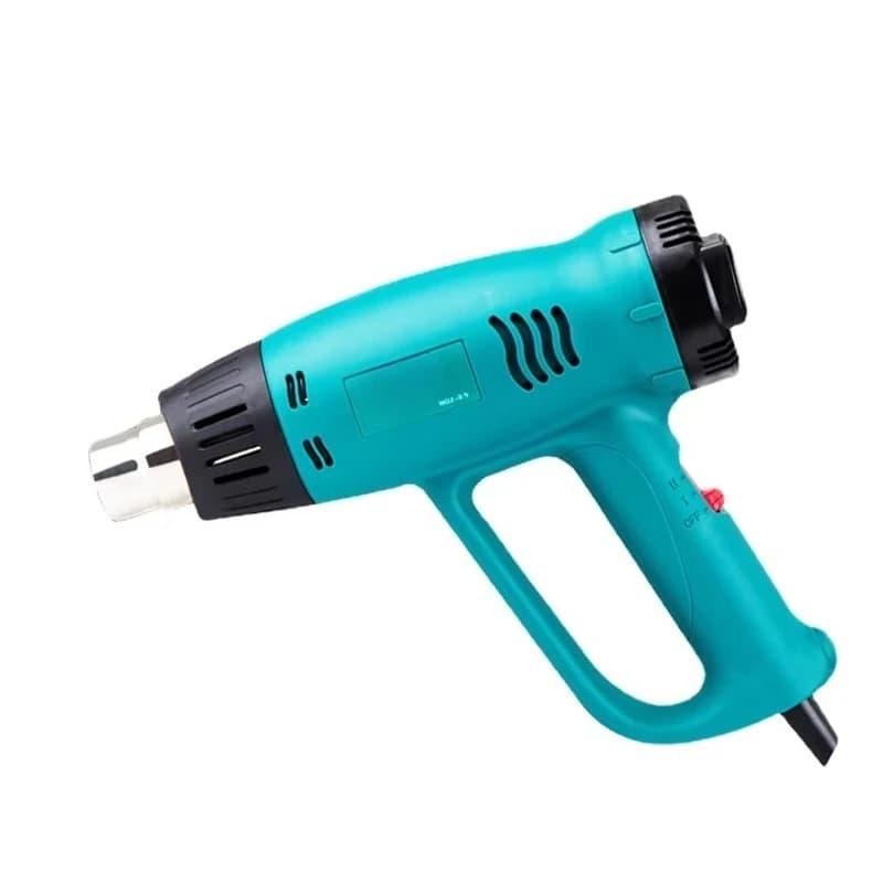 Pistola Termica ad Alte Prestazioni 2000W, Temperatura Porta di Emissione 60-630°C, Flusso d'Aria 250/450L/min, Caldo