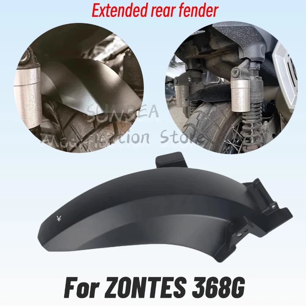 Accessori moto Ruota posteriore Hugger Parafango Parafango Paraspruzzi Splash Guard Fender Copertura protettiva per ZONTES 368G G368 368 G