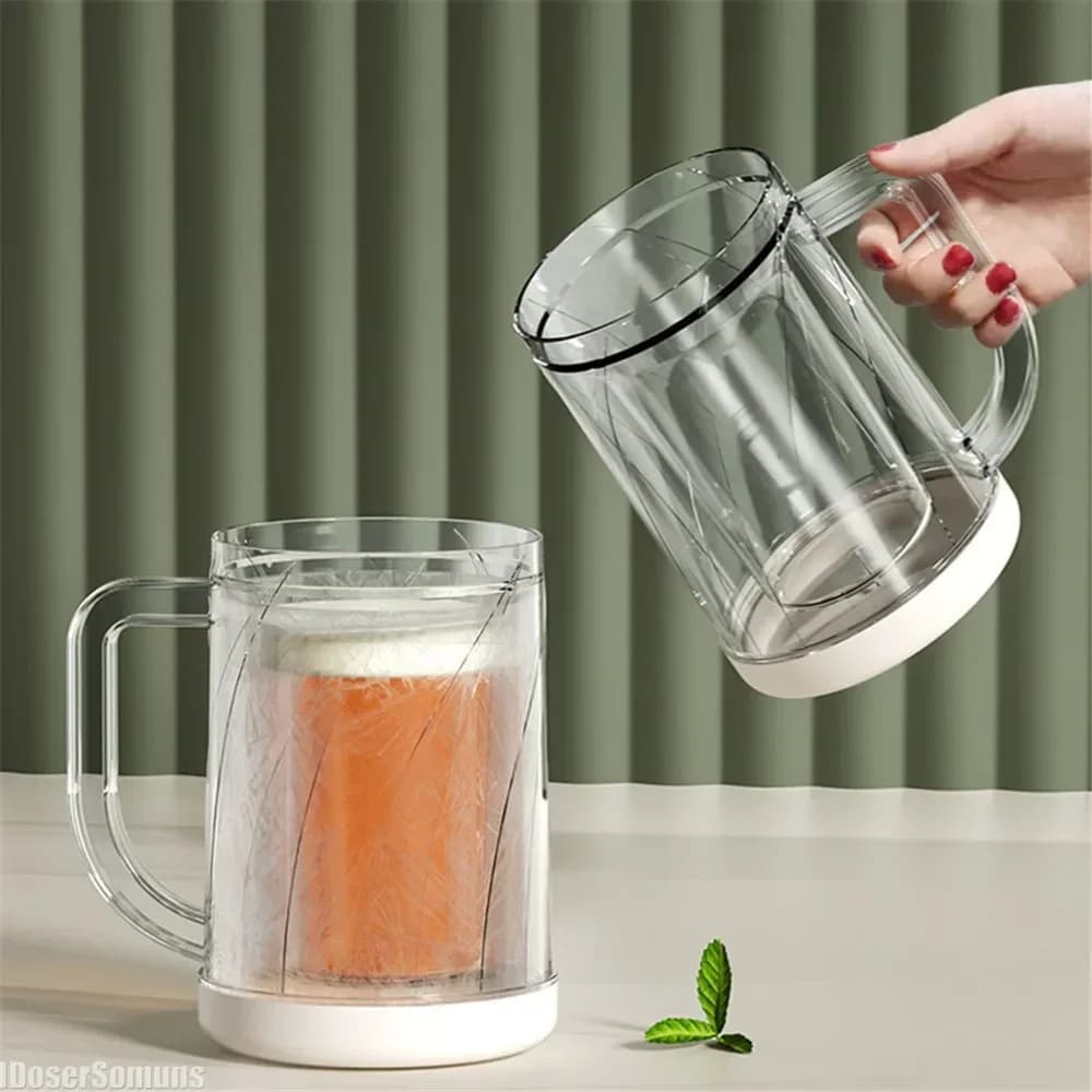 Boccale Professionale Refrigerante per Birra, Grado Laboratorio, Perfetto per Bar e Cucina, Tazza Creativa per Servire Cocktail e Bevande
